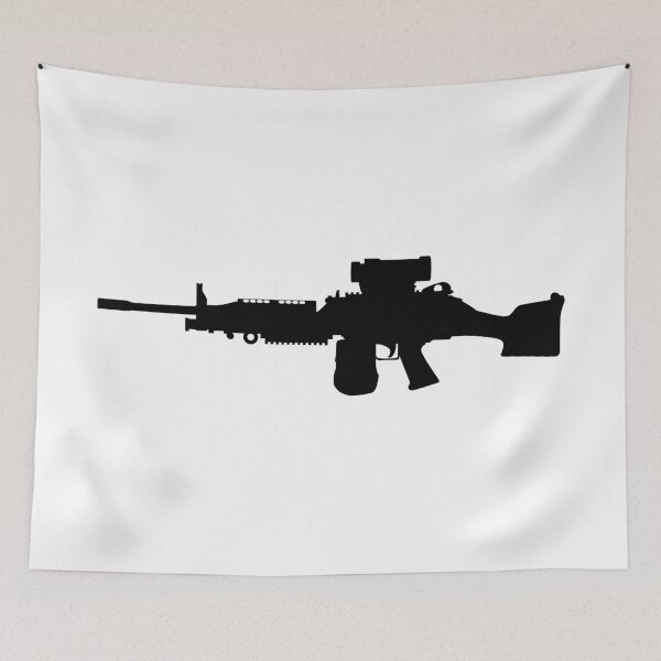 Item preview, M249 LMG light machine gun, SAW Squad Automatic Weapon USA United States Army, United States Armed Forces and United States Marine Corps fully automatic machine gun, Assault rifle  designed and sold by Marcin Adrian.