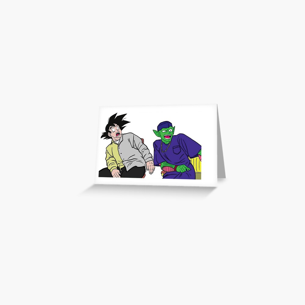 Goku and Piccolo | Friday Scene (DAMN) | Greeting Card