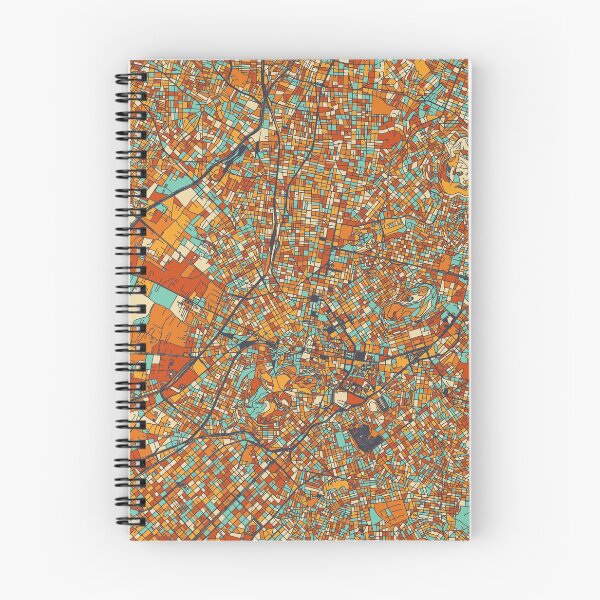 Item preview, Athens Map - Mosaic - Retro Colors designed and sold by HomeCities.