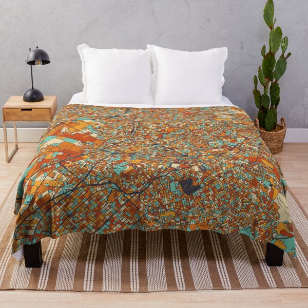 Item preview, Athens Map - Mosaic - Retro Colors designed and sold by HomeCities.