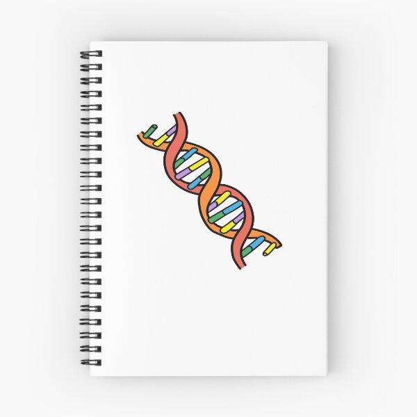 Item preview, Rainbow DNA Double Helix designed and sold by Anastasia-4-art.