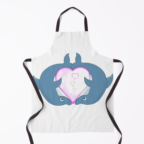 Item preview, DOLPHIN LOVE HEART designed and sold by AnimalsCartoon.