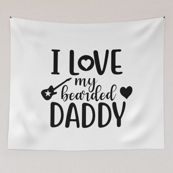 Item preview, I Love My Bearded Daddy designed and sold by Printoweb.