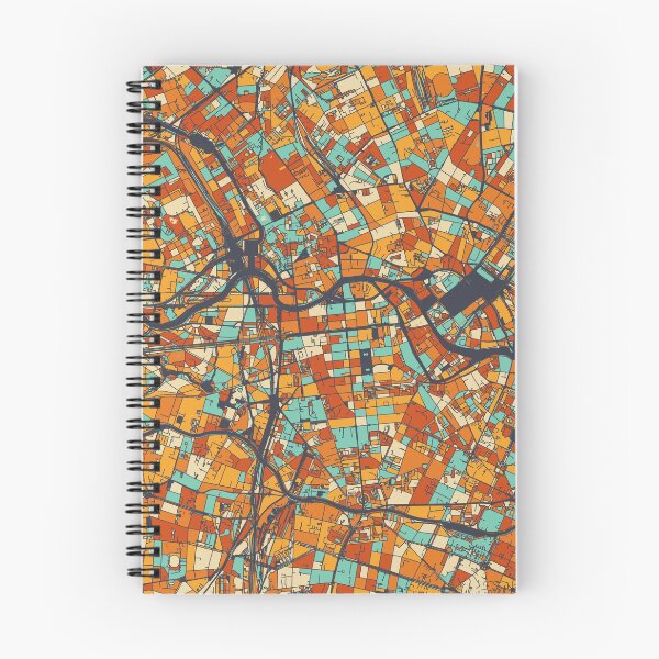 Item preview, Berlin Map - Mosaic - Retro Colors designed and sold by HomeCities.