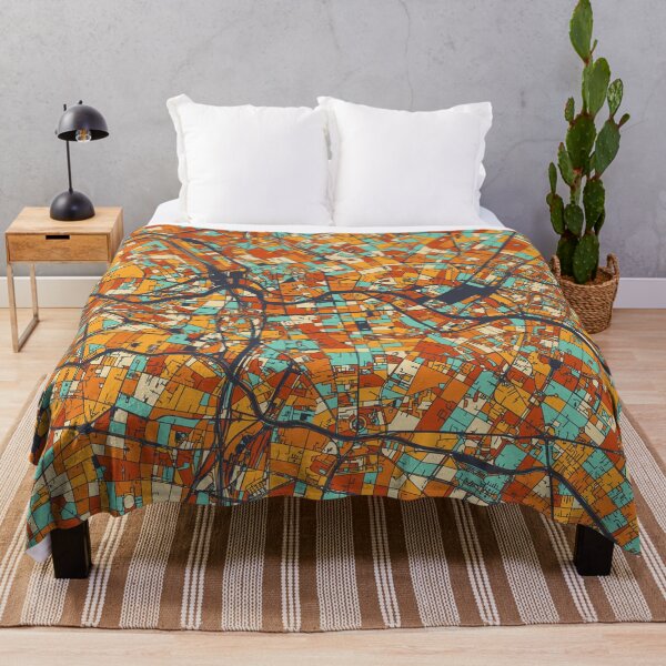 Item preview, Berlin Map - Mosaic - Retro Colors designed and sold by HomeCities.