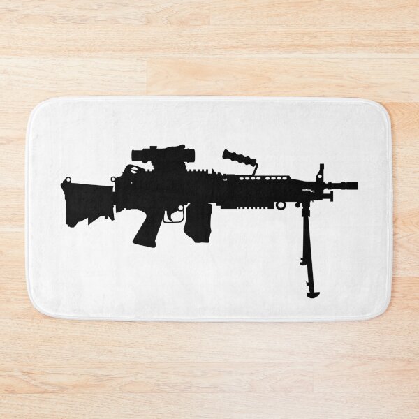 Item preview, M249 LMG light machine gun, SAW Squad Automatic Weapon USA United States Army, United States Armed Forces and United States Marine Corps fully automatic machine gun, Assault rifle  designed and sold by Marcin Adrian.