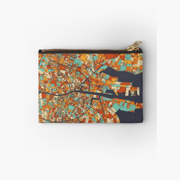 Item preview, Dublin Map - Mosaic - Retro Colors designed and sold by HomeCities.