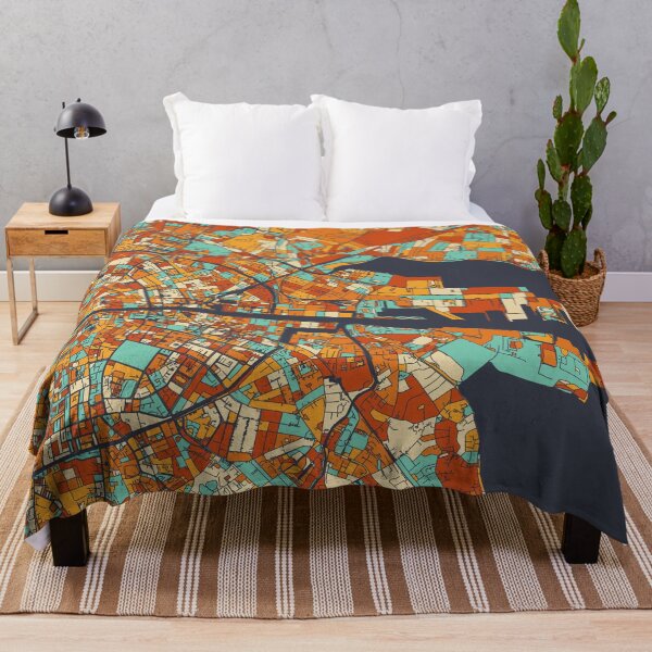 Item preview, Dublin Map - Mosaic - Retro Colors designed and sold by HomeCities.