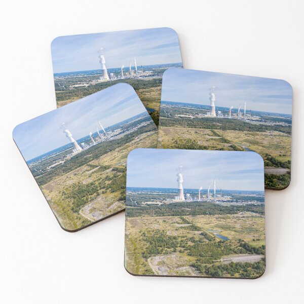 Item preview, Power station under moody cloudy sky designed and sold by Lukasz Szczepanski.
