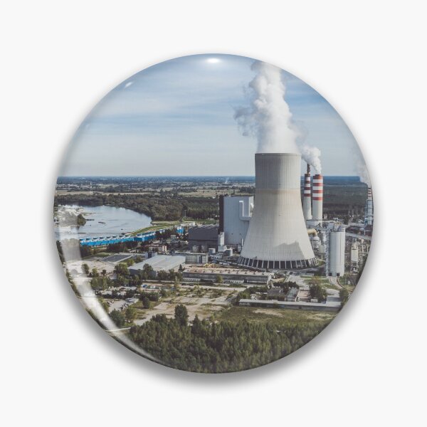 Item preview, Power station under moody cloudy sky designed and sold by Lukasz Szczepanski.