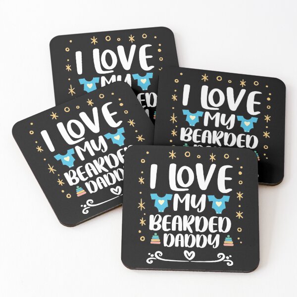 Item preview, I Love My Bearded Daddy designed and sold by Printoweb.
