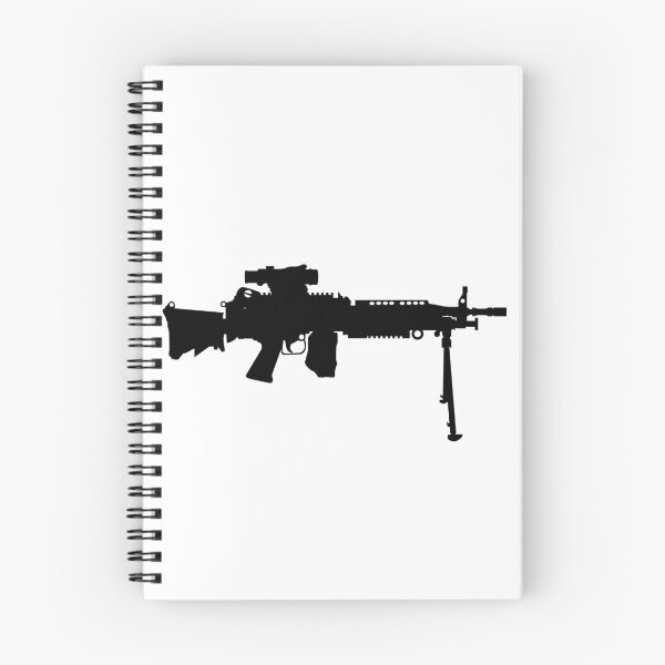Item preview, M249 LMG light machine gun, SAW Squad Automatic Weapon USA United States Army, United States Armed Forces and United States Marine Corps fully automatic machine gun, Assault rifle  designed and sold by Marcin Adrian.