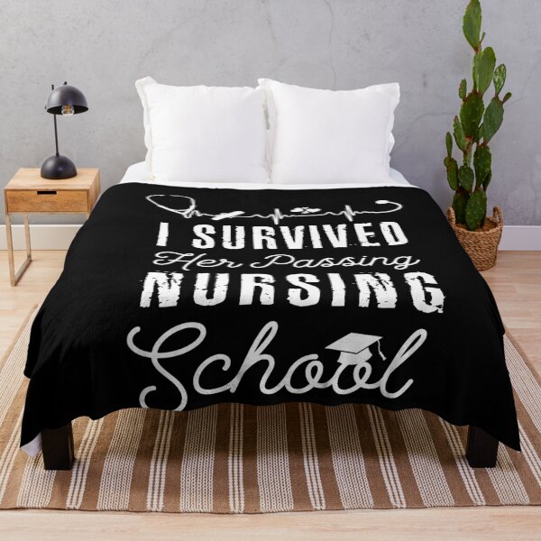 Item preview, i survived her passing nursing school, class of 2021, funny nurse quotes, husband of a nurse meme designed and sold by PRINTED ..