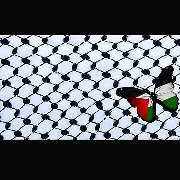 Sticker for Sale avec l'œuvre « Palestine Libre - Keffieh Palestinien » de  l'artiste RichieDuprey