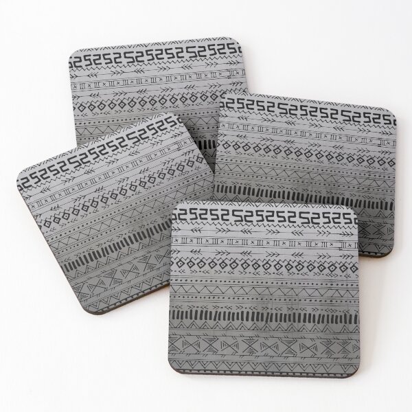 Item preview, Dark Grey Aztec Pattern  designed and sold by Designs By YL.