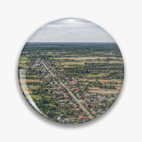 Item preview, Aerial view of village surrounded by agricultural fields designed and sold by Lukasz Szczepanski.