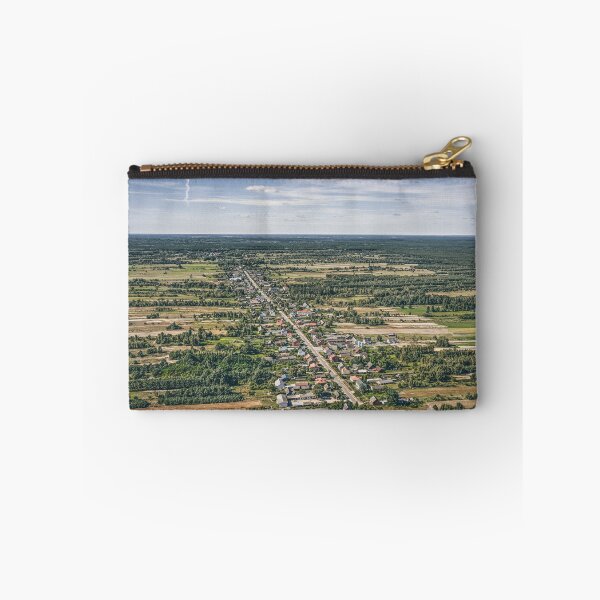 Item preview, Aerial view of village surrounded by agricultural fields designed and sold by Lukasz Szczepanski.