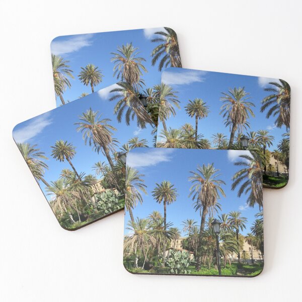 Item preview, PALM TREES IN THE BOTANICAL GARDENS, PALERMO, SICILY designed and sold by devereart.