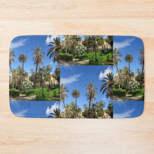Item preview, PALM TREES IN THE BOTANICAL GARDENS, PALERMO, SICILY designed and sold by devereart.