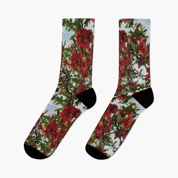 Item preview, Spring Vibes, Beautiful Red Blooms, Floral Tree, Crab Apple Tree designed and sold by 10pmCreations.
