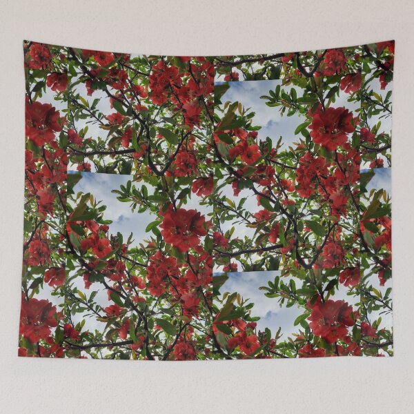 Item preview, Spring Vibes, Beautiful Red Blooms, Floral Tree, Crab Apple Tree designed and sold by 10pmCreations.