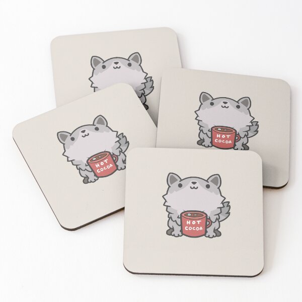 Item preview, Cute Wolf Hot Cocoa designed and sold by patrick10reyes.