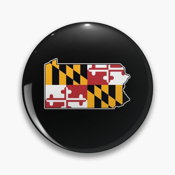 Item preview, Maryland Flag Pennsylvania Map designed and sold by MarylandStyle.