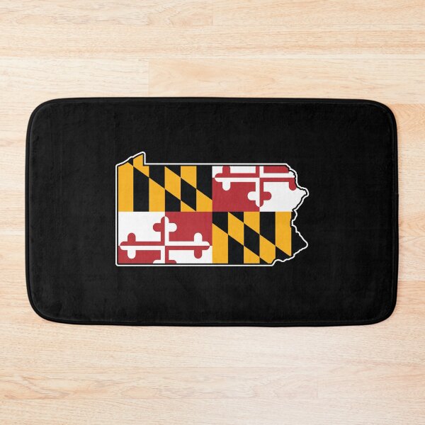 Item preview, Maryland Flag Pennsylvania Map designed and sold by MarylandStyle.