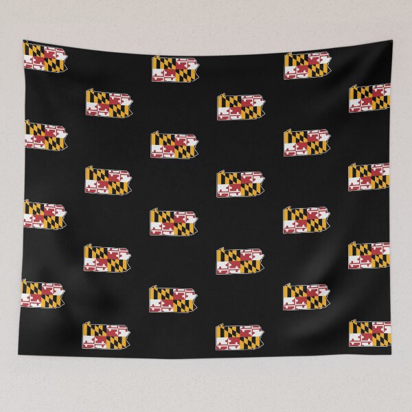 Item preview, Maryland Flag Pennsylvania Map designed and sold by MarylandStyle.