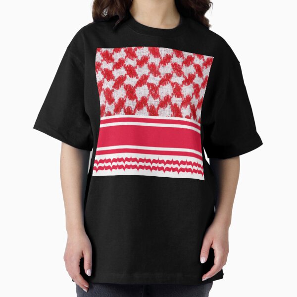 Palestinian keffiyeh | free palestine Oversized T-Shirt