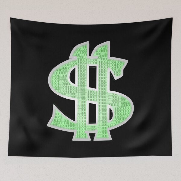 Item preview, Crypto Dollar Sign designed and sold by toddbrooney.