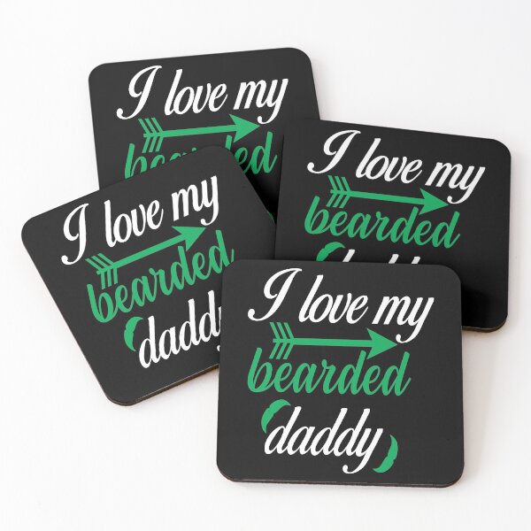 Item preview, I Love My Bearded Daddy designed and sold by Printoweb.