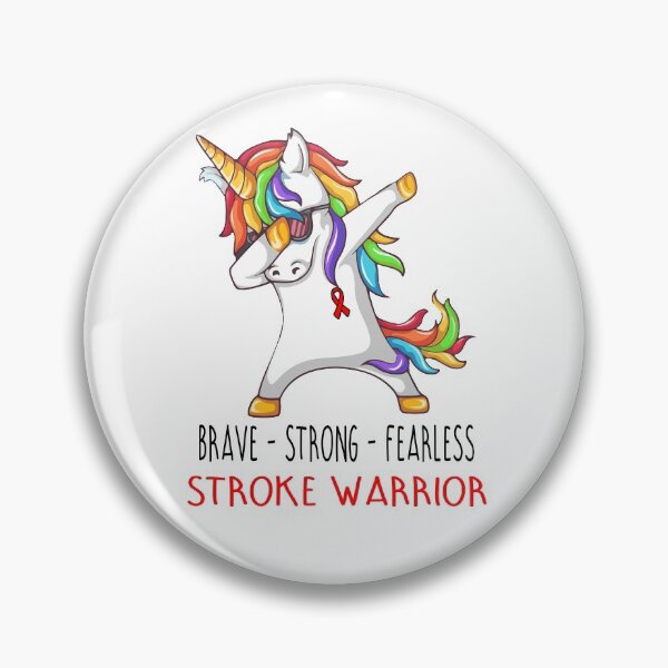 Item preview, Stroke Warrior Brave Strong Fearless designed and sold by deputylove.
