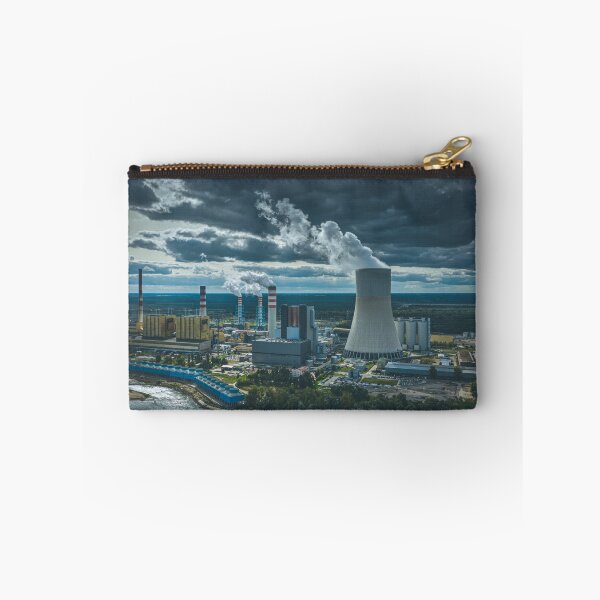 Item preview, Power station under moody cloudy sky designed and sold by Lukasz Szczepanski.