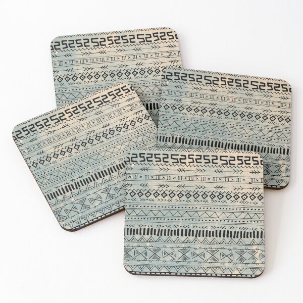 Item preview, Faded Denim Aztec Pattern  designed and sold by Designs By YL.