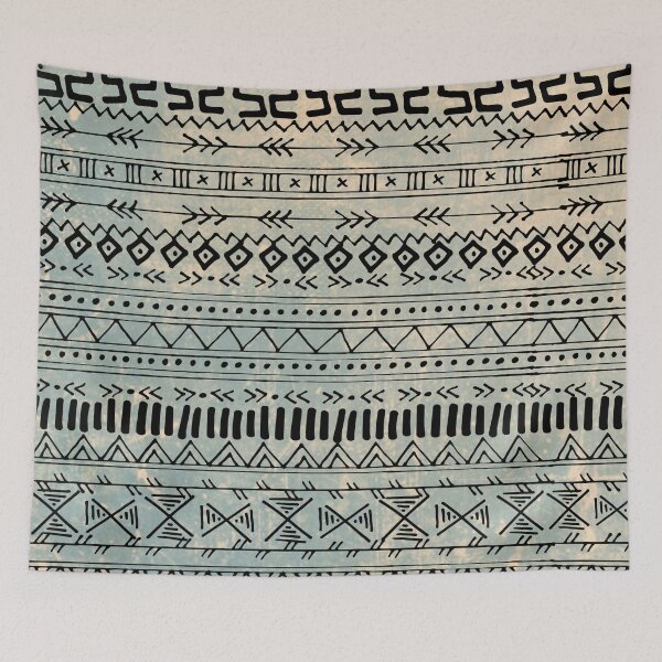 Item preview, Faded Denim Aztec Pattern  designed and sold by Designs By YL.