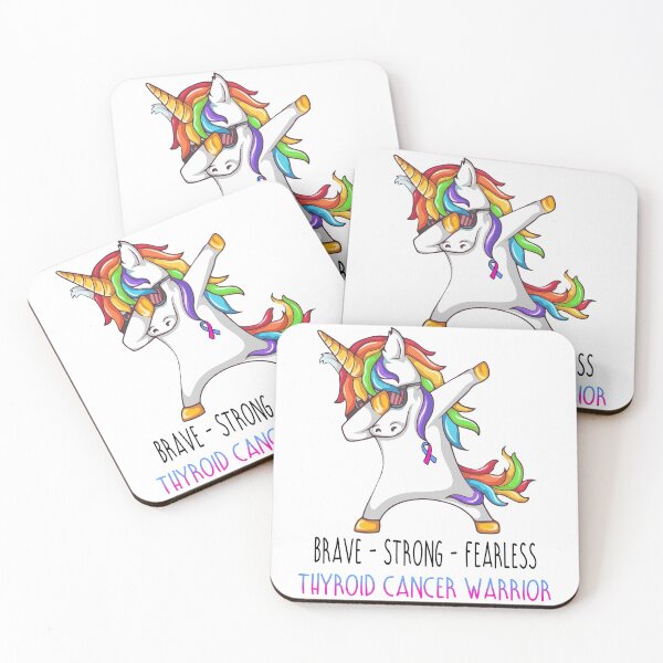 Item preview, Thyroid Cancer Warrior Brave Strong Fearless designed and sold by deputylove.