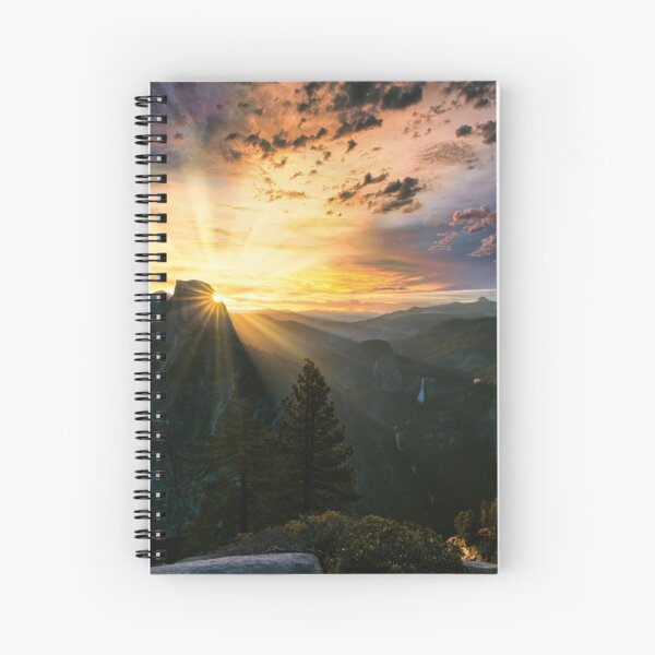 Glacier Point Sunrise Spiral Notebook