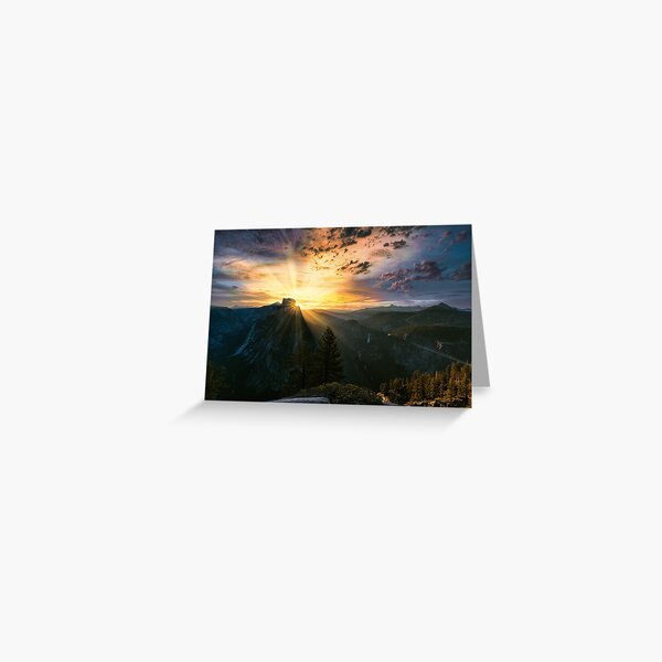 Glacier Point Sunrise Greeting Card