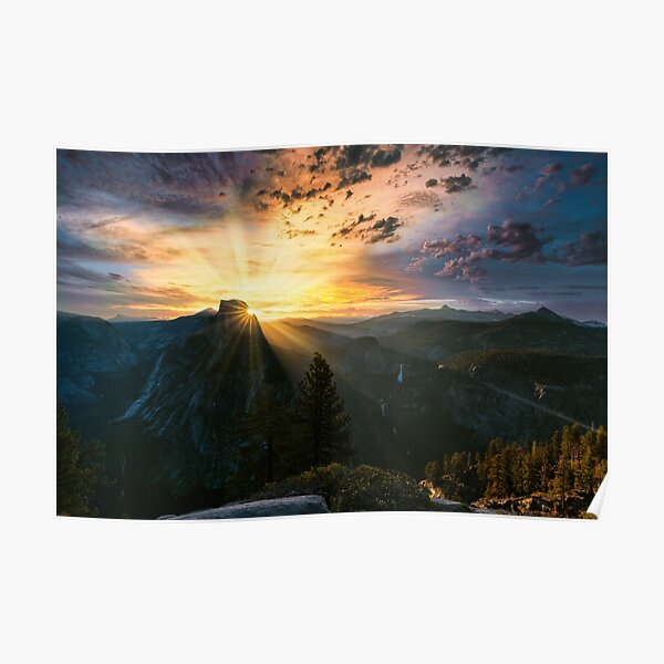Glacier Point Sunrise Poster