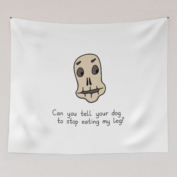 Item preview, Tryna Bone Skeleton - Can You Tell Your Dog? designed and sold by SeanDontGetFish.