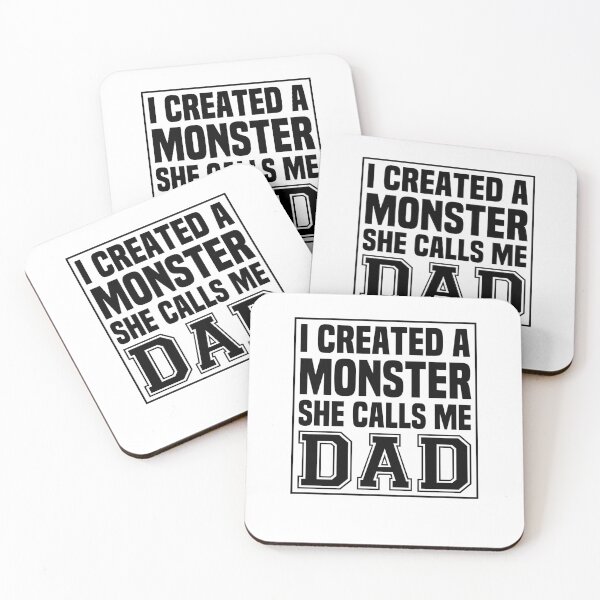 Item preview, I Created A Monster She Calls Me Dad Funny New Dad Saying Gift Idea / Father's day Gifts / Gift for Husband designed and sold by Chamssou.