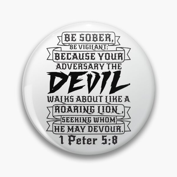 Item preview, 1 Peter 5:8 designed and sold by plushism.