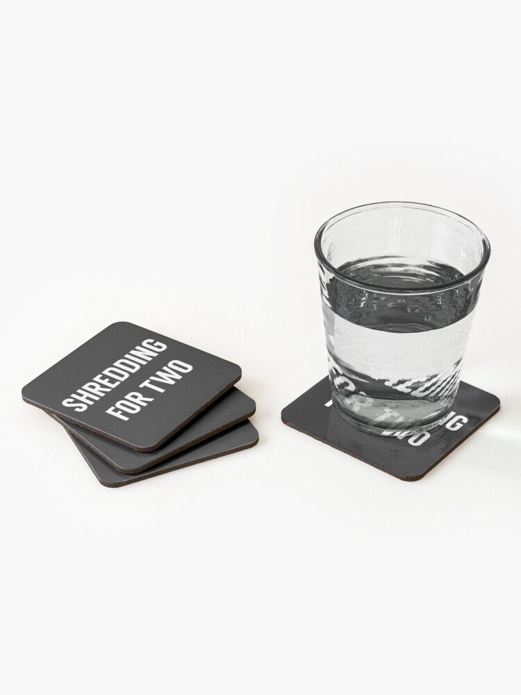 Alternate view of Shredding For Two Coasters (Set of 4)