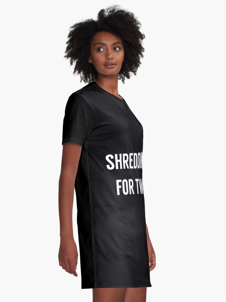 Alternate view of Shredding For Two Graphic T-Shirt Dress