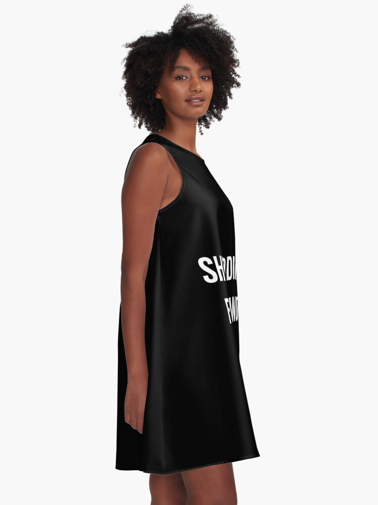 Alternate view of Shredding For Two A-Line Dress