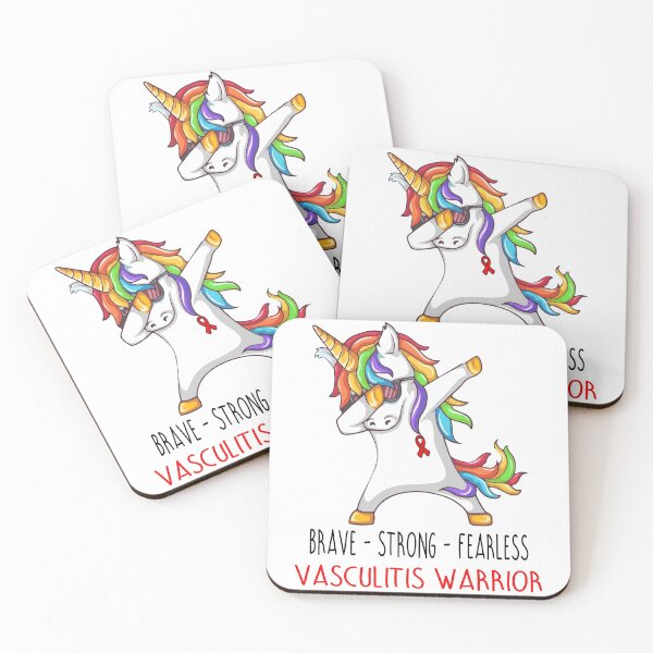 Item preview, Vasculitis Warrior Brave Strong Fearless designed and sold by deputylove.