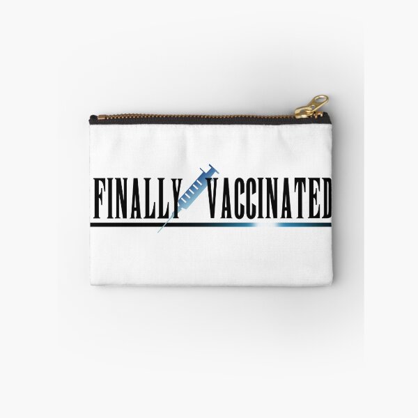 Item preview, Finally Vaccinated Video Game Logo Parody designed and sold by YabYumShop.