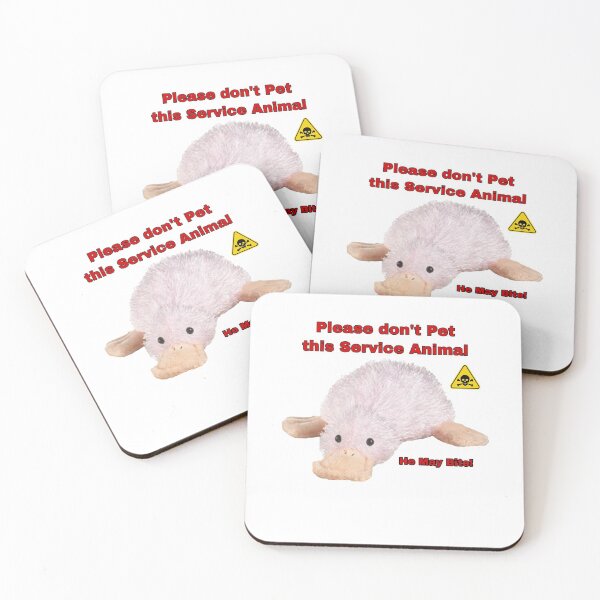 Item preview, Webkinz waddles googles please dont pet this service animal he may bite meme designed and sold by dyslsexyia.