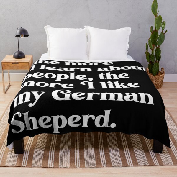 Item preview, The More I Learn About People, the More I Like My German Shepherd designed and sold by acquiesce13.